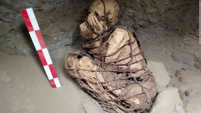Mummies that are at least 800 years old found by archeologists in Lima