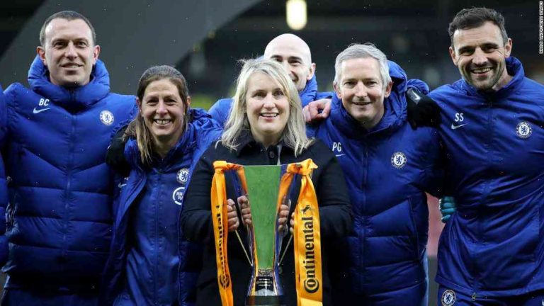 Emma Hayes: ‘Women need to lead’ in football and girls need to be taught ‘right from the top’